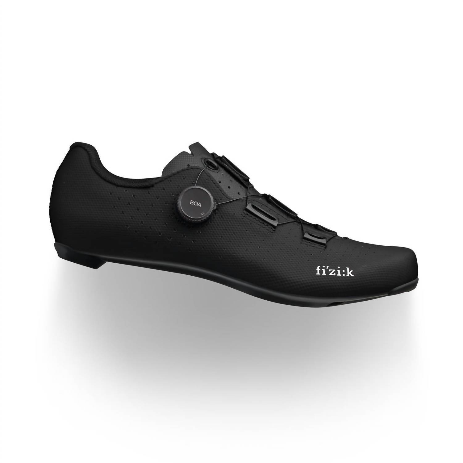 New Fizik Unisex Tempo Decos Carbon Wide Shoe In Black/Black